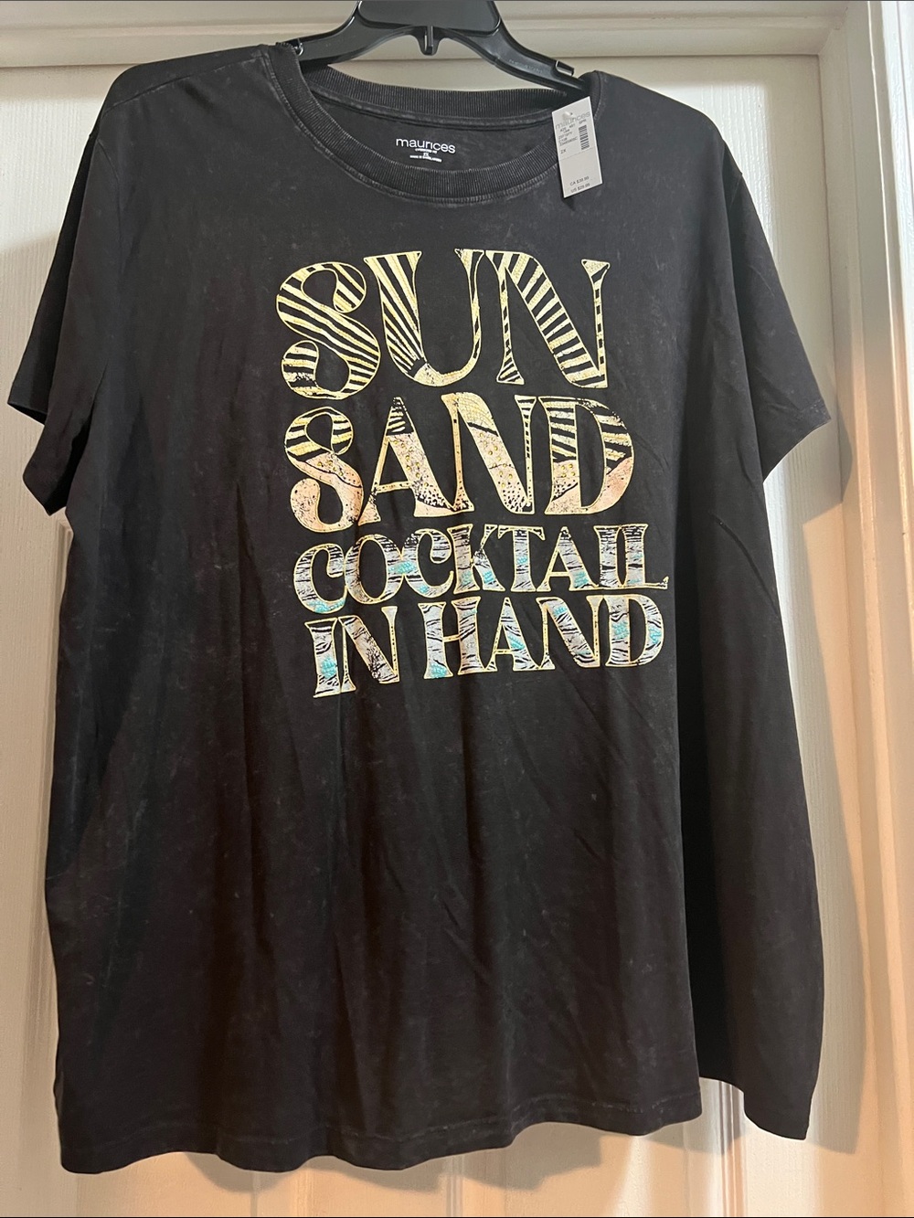 T-shirt with text